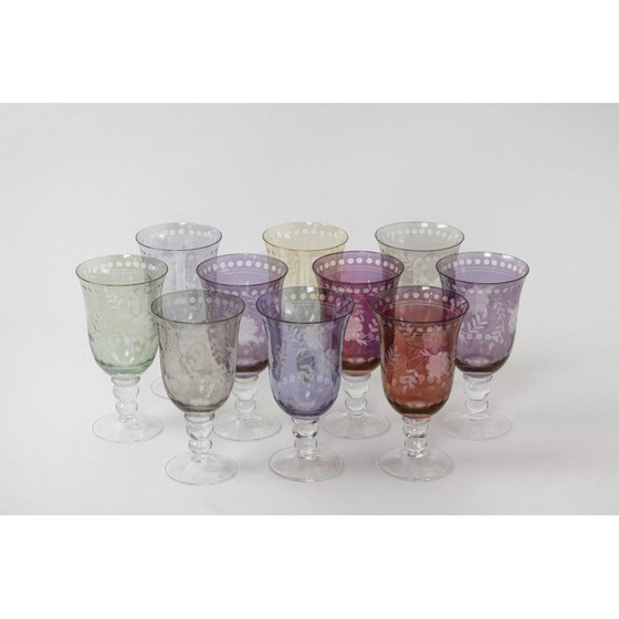 Image 1 of Ensemble de verres vintage, France