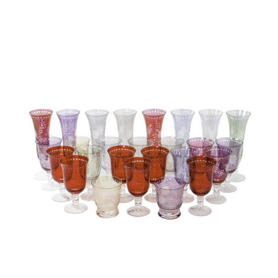 Image 1 of Ensemble de verres vintage, France