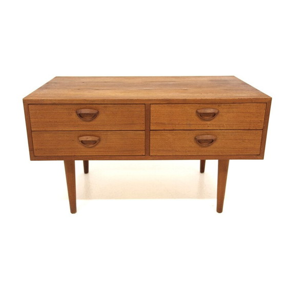 Image 1 of Commode vintage en teck par Kai Kristiansen pour Feldballes Møbelfabrik, Suède 1950