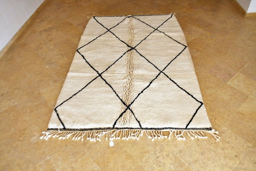 Tapis marocain Beni Ouarain 257 x 162 cm