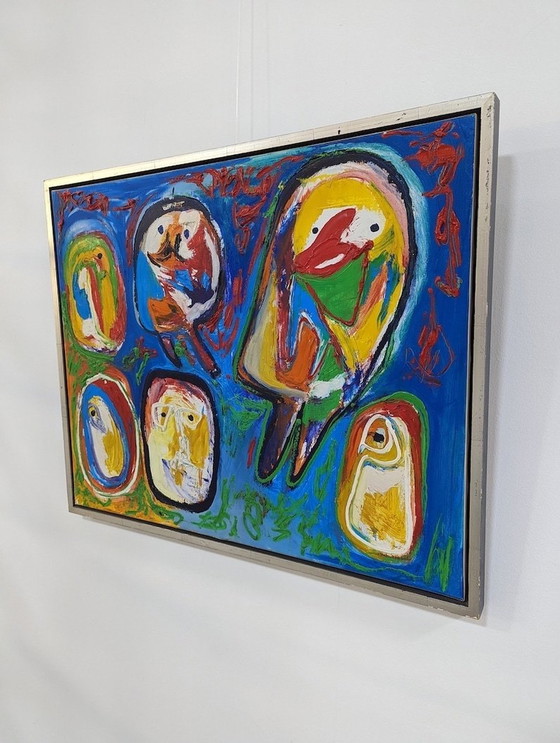 Image 1 of Finn Pedersen à l'huile sur toile, 1990S