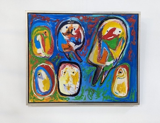 Image 1 of Finn Pedersen à l'huile sur toile, 1990S