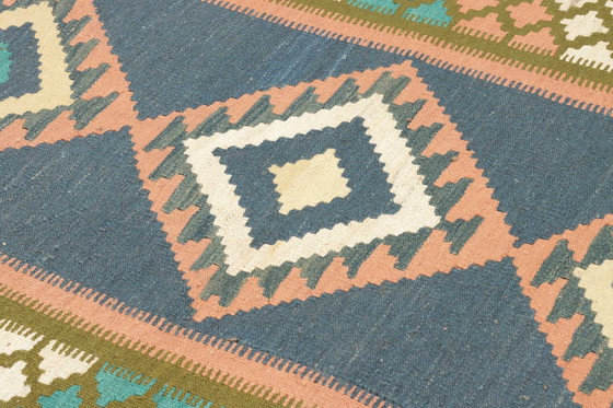 Image 1 of Kilim Perse Kashgaï -Tissé à la main- Pièce de collection- 154 X 97 cm No. 448815