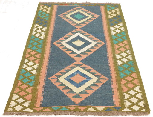 Kilim Perse Kashgaï -Tissé à la main- Pièce de collection- 154 X 97 cm No. 448815