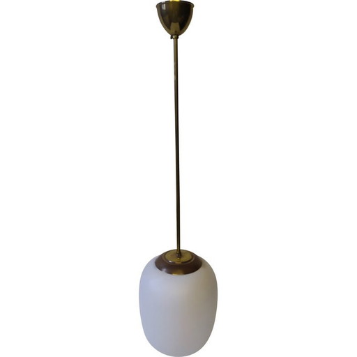 Lampe suspendue Stilnovo en verre de Murano, 1950s