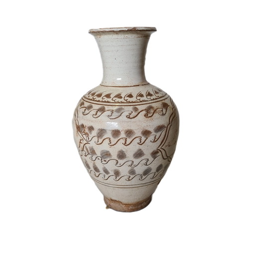 Poterie chinoise Vase Cizhou Dynastie Song du Nord