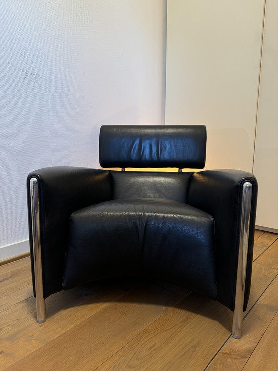 Image 1 of Leolux Oblomov avec pouf