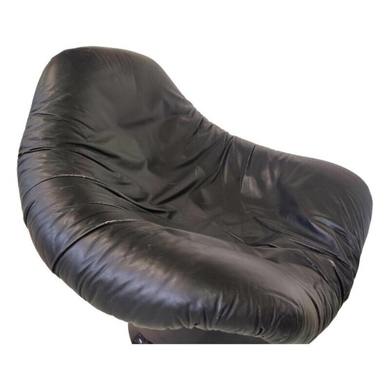 Image 1 of Fauteuil et ottoman Rodica du milieu du siècle par Mario Brunu pour Confort, Italie, années 1970