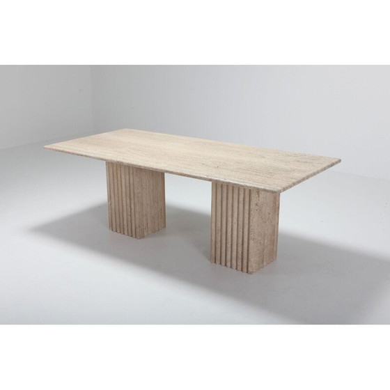 Image 1 of Table vintage en travertin, 1970
