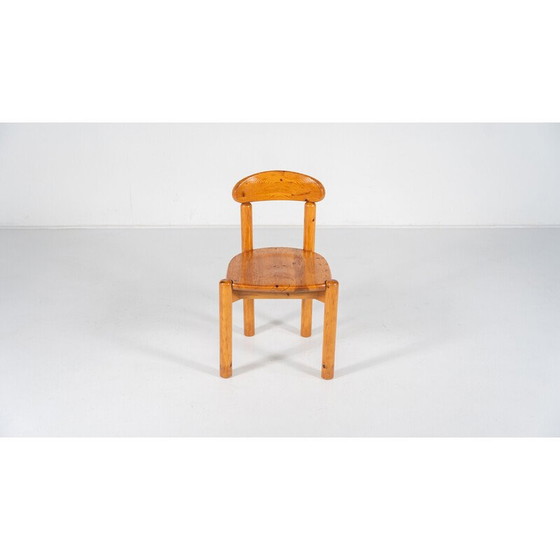 Image 1 of Ensemble de 8 chaises Pitchpin vintage de Rainer Daumiller, 1970