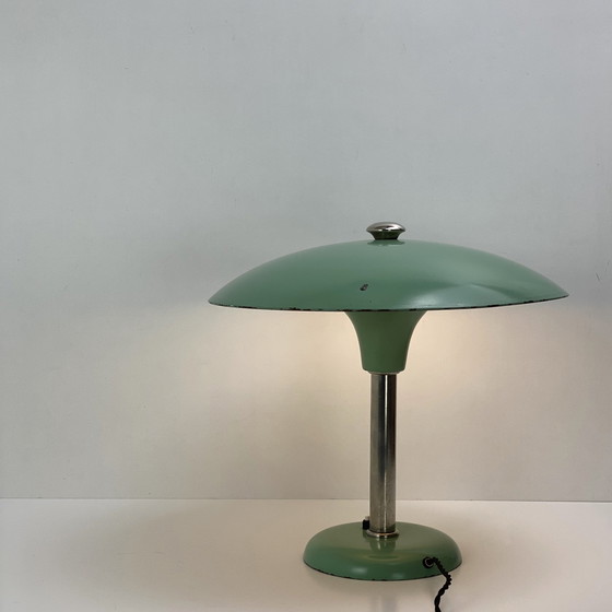 Image 1 of Lampe Bauhaus De Max Schumacher Pour Metallwerk Werner Schröder,1930