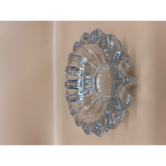 Image 1 of Cendrier vintage en cristal de Pierre D'Avesn, 1950