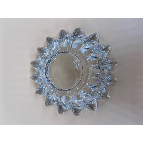 Image 1 of Cendrier vintage en cristal de Pierre D'Avesn, 1950