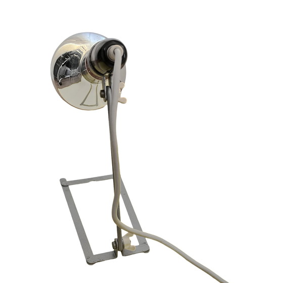 Image 1 of Lampe de table industrielle, chauffage Wally Ball Allemagne, années 1960.