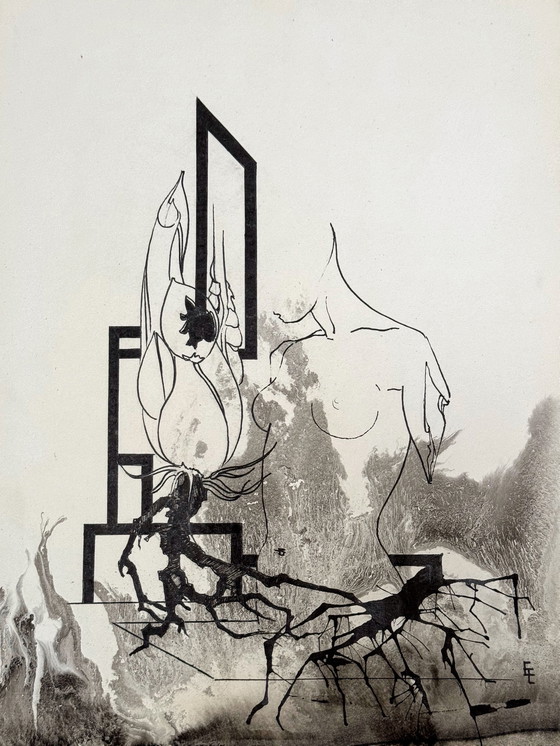 Image 1 of Eugène Eechaut (1928-2019) - Ustilago (1975)