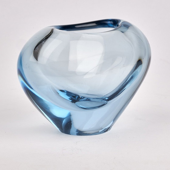 Image 1 of Holmegaard "Minuet" vase en forme de coeur, Per Lütken, Mid Century