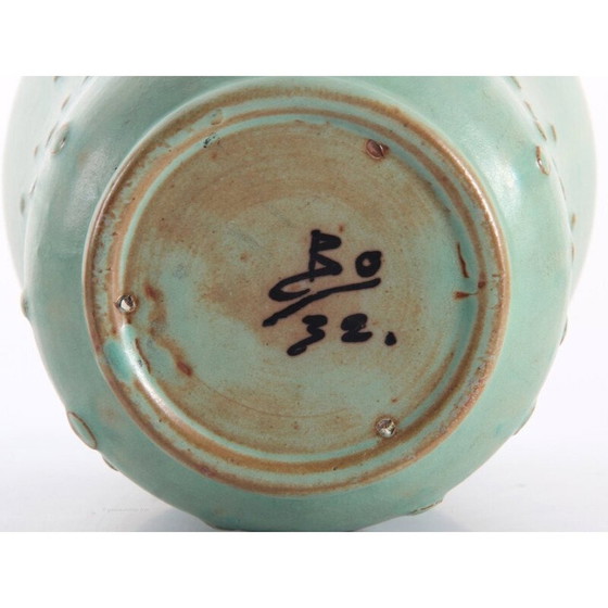 Image 1 of Vase scandinave vintage en céramique de Ewald Dahlskog pour Bo Fajans, 1960