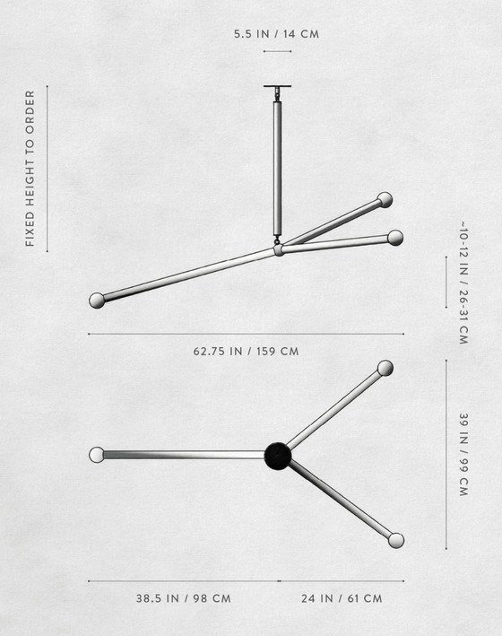 Image 1 of Lampe suspendue Apparatus Studio Arrow