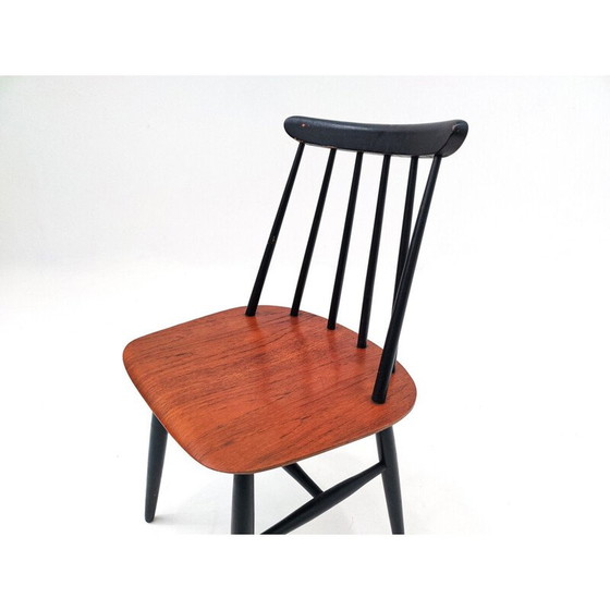 Image 1 of Ensemble de 6 chaises vintage "Fanett" par Ilmari Tapiovaara pour Edsby Verken, 1960