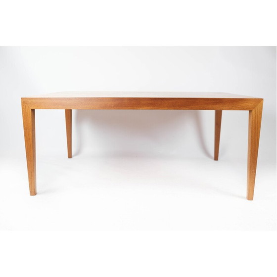 Image 1 of Table basse vintage en teck par Severin Hansen pour Haslev Furniture, 1960