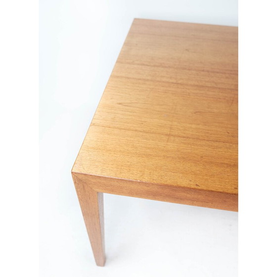 Image 1 of Table basse vintage en teck par Severin Hansen pour Haslev Furniture, 1960