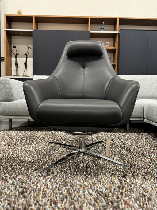 De Sede 277 / 11 Fauteuil relax en cuir noir