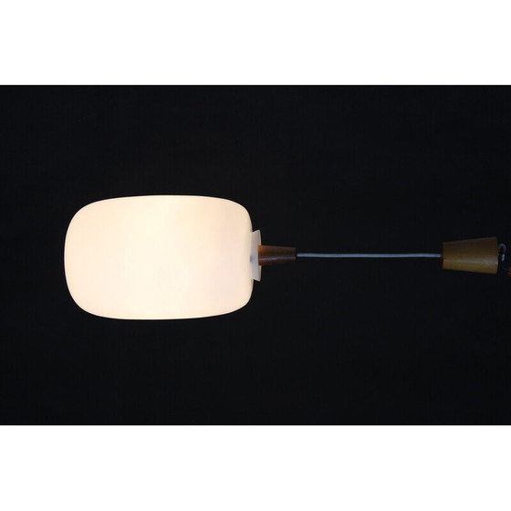 Image 1 of Lampe suspendue vintage en verre Uluv, Tchécoslovaquie, années 1970