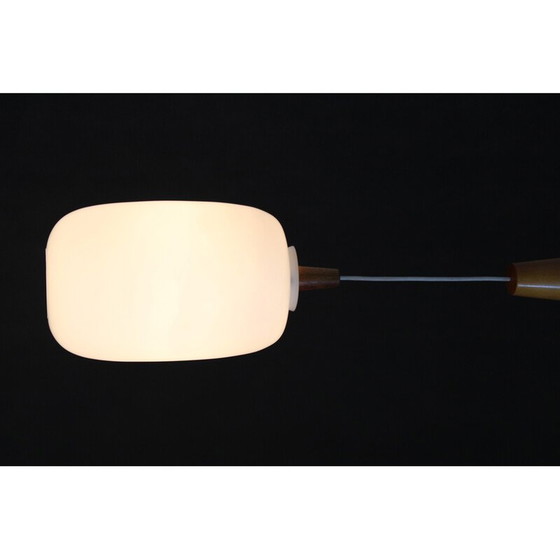 Image 1 of Lampe suspendue vintage en verre Uluv, Tchécoslovaquie, années 1970