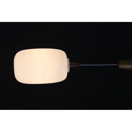 Image 1 of Lampe suspendue vintage en verre Uluv, Tchécoslovaquie, années 1970
