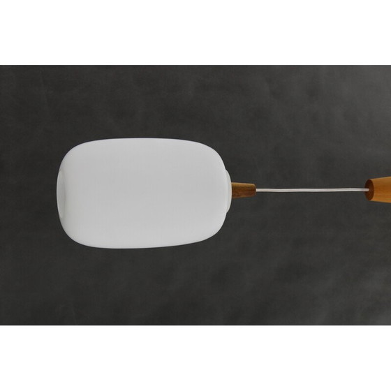 Image 1 of Lampe suspendue vintage en verre Uluv, Tchécoslovaquie, années 1970