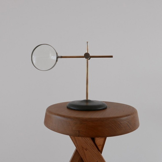 Image 1 of Lentille de bureau vintage en laiton Curio décoratif, Angleterre années 1920