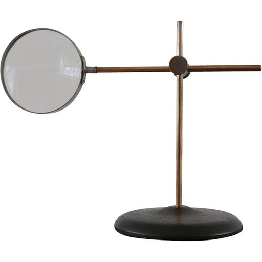 Lentille de bureau vintage en laiton Curio décoratif, Angleterre années 1920