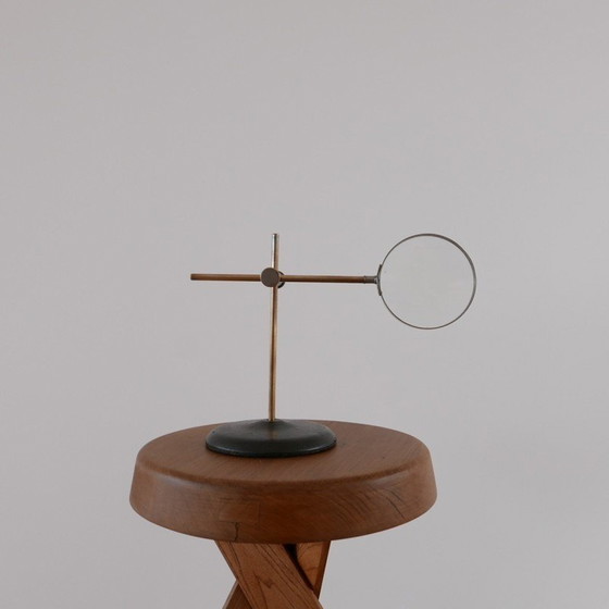 Image 1 of Lentille de bureau vintage en laiton Curio décoratif, Angleterre années 1920