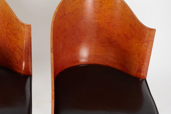 Image 1 of 4 X Chaises Saporiti 'Toscana' par Piero Sartogo