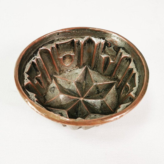 Image 1 of Boîte à gâteaux vintage en cuivre Art Déco, Allemagne 1920