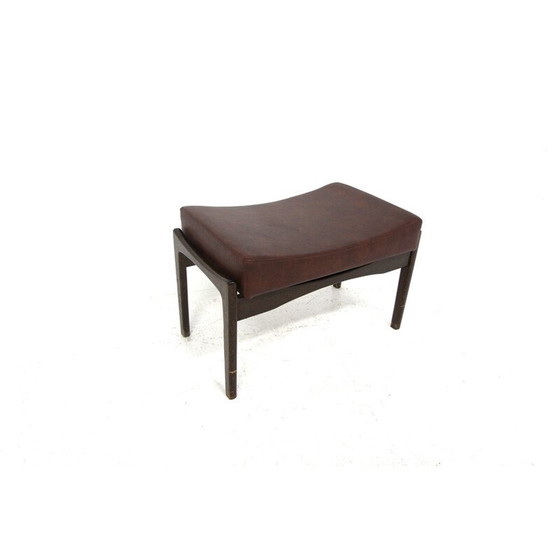 Image 1 of Scandinavian vintage Siesta footrest in oakwood by Ope- Möbler, Sweden 1960