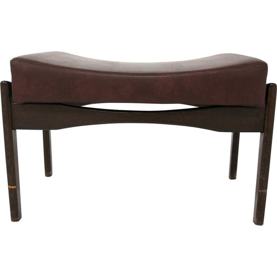 Image 1 of Scandinavian vintage Siesta footrest in oakwood by Ope- Möbler, Sweden 1960