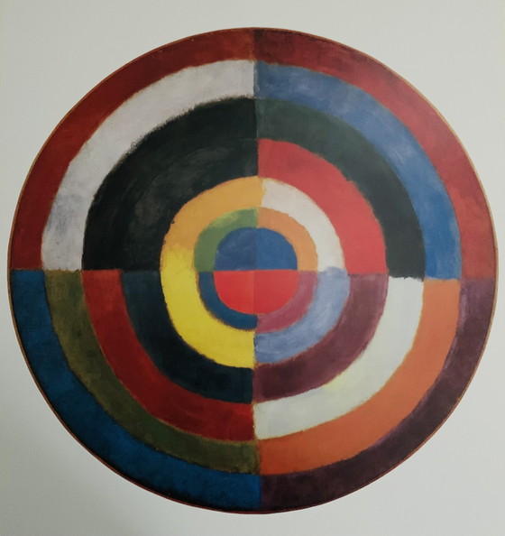Image 1 of Robert Delaunay : "Premier disque, 1912". Lithographie offset grand format.