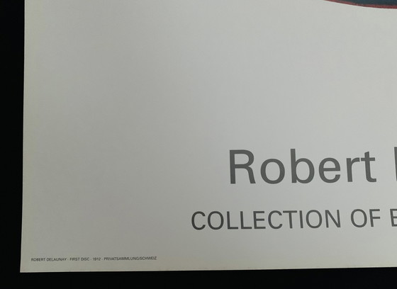 Image 1 of Robert Delaunay : "Premier disque, 1912". Lithographie offset grand format.