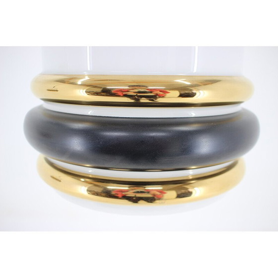 Image 1 of Lampe suspendue vintage en verre, Tchécoslovaquie, années 1970