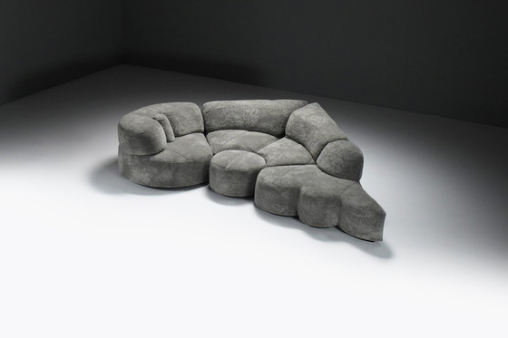 Image 1 of Ultra Rare Paysage - Landscape Sofa By Hans Hopfer For Roche Bobois France 1978