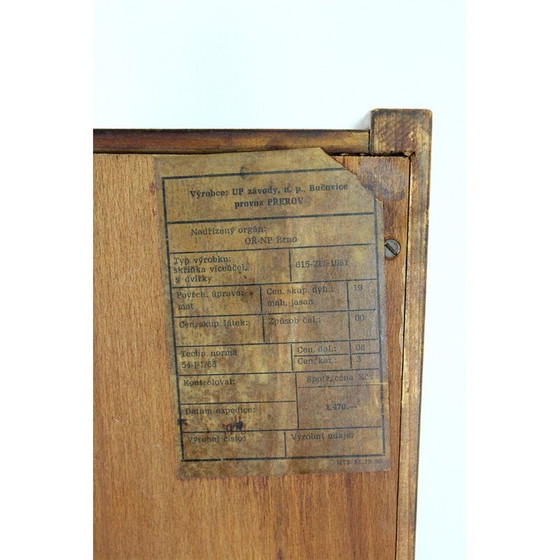 Image 1 of Armoire vintage en acajou par Up Zavody, Tchécoslovaquie 1970