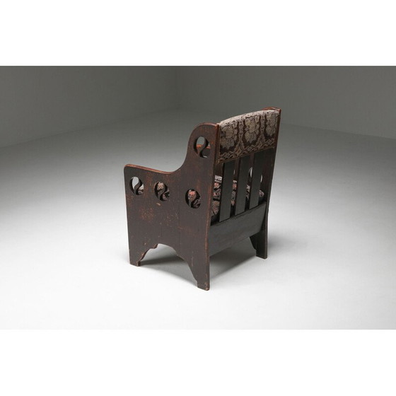 Image 1 of Fauteuil rustique moderniste vintage 1920s