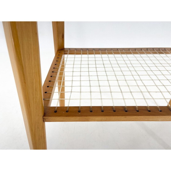Image 1 of Table d'appoint vintage en bois, Tchécoslovaquie années 1960