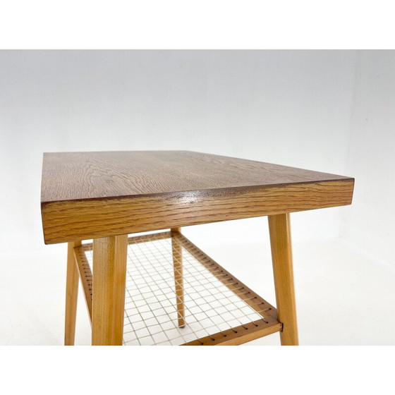 Image 1 of Table d'appoint vintage en bois, Tchécoslovaquie années 1960