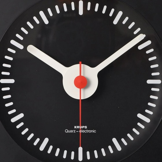 Image 1 of Horloge murale moderniste Krups Quartz Electronic, 1970S German Mid Century Modern