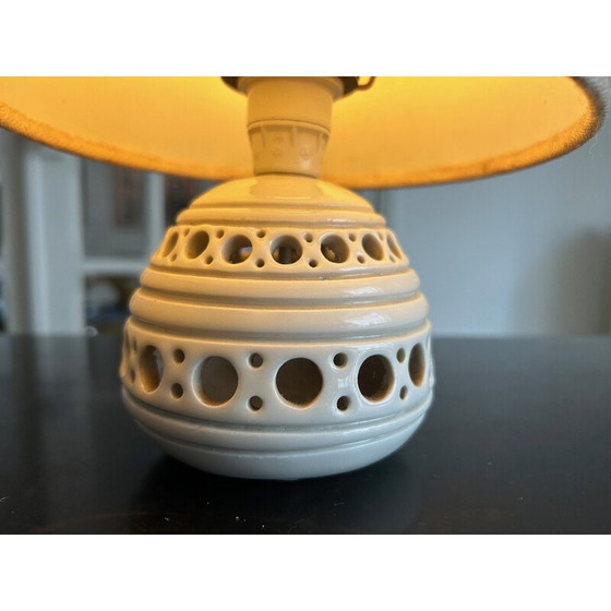 Image 1 of Lampe vintage en céramique émaillée de Jean Chatoney