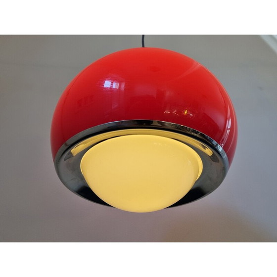 Image 1 of Lampe suspendue du milieu du siècle Meblo par Harvey Guzzini, Italie, années 1970