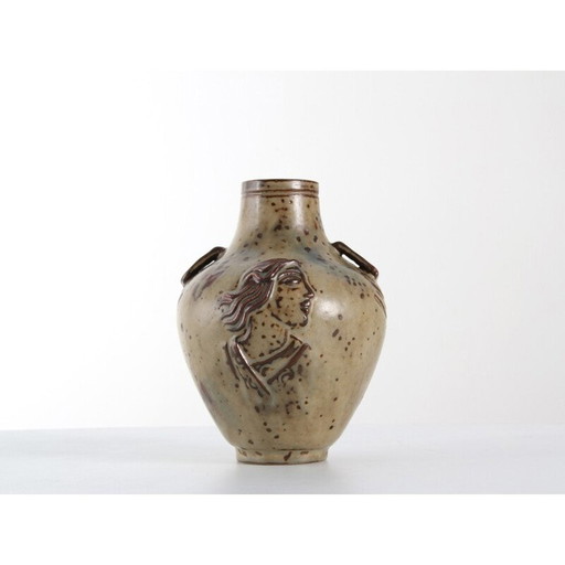 Vase urne scandinave vintage en céramique par Jais Nielsen pour Royal Copenhagen, 1930