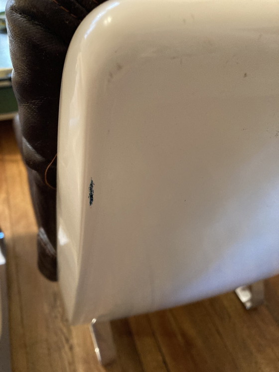Image 1 of Paire De Fauteuil Attribué À Joe Colombo Années 60 70. En Très Bel État.